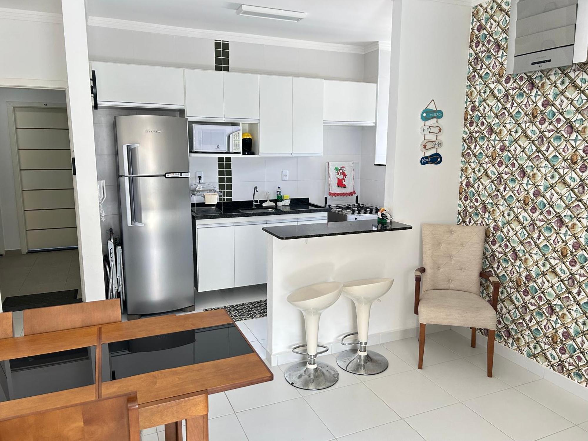 Itagua Com Ar, Churrasqueira E 2 Vagas Apartamento Ubatuba